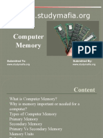 CSE Computer Memory