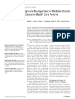 Occupational Therapy and Management of Multiple Chronic Conditions in The Context of Health Care Reform