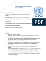 News Article and Shot List-Visiting Jubaland, New Un Special Representative Reaffirms World Body’s Commitment and Support