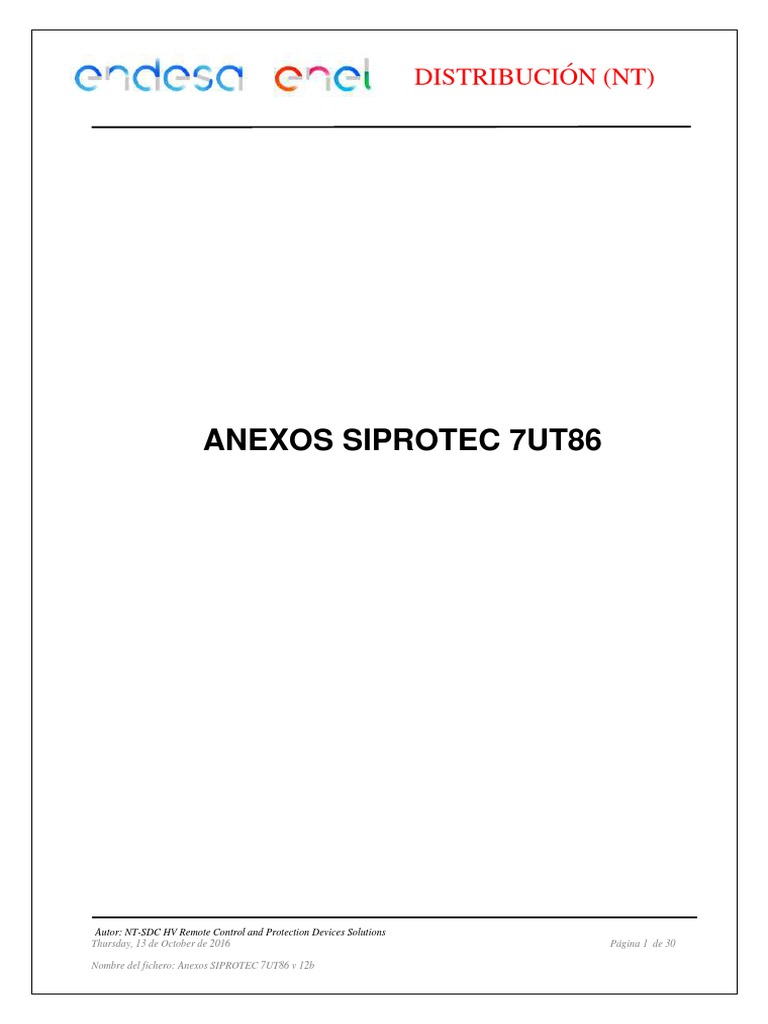 Anexos Siprotec 7ut86 V 12b | PDF | Protocolos de internet | Dirección IP