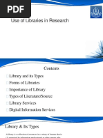 Use of Libraries