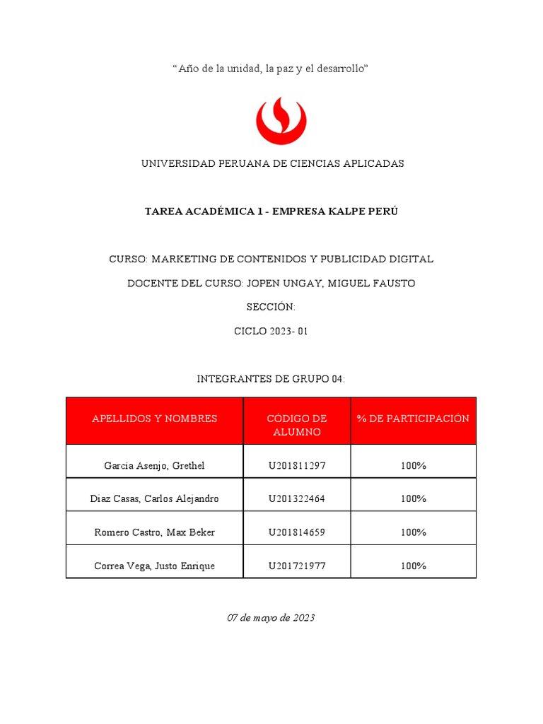 Estrategia de Marketing de Kalpe Perú | PDF | Marketing ...