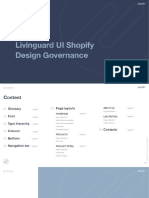 Livinguard - Shopify - Design Governance