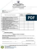 Checklist For Teacher I - Occidental