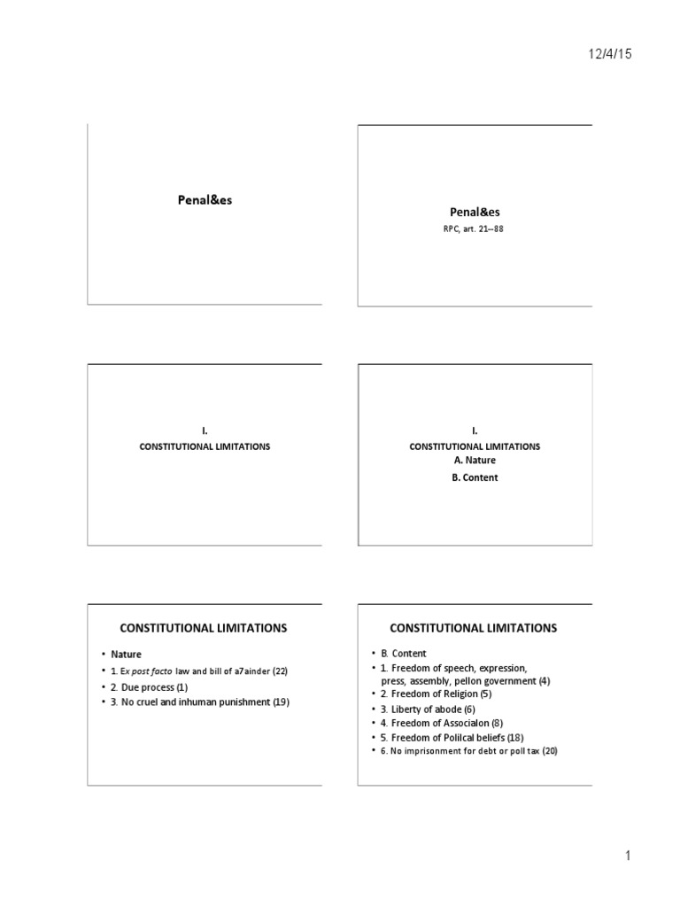 Penalties | PDF