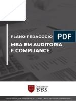 Plano Pedagogico MBA Auditoria e Compliance 1