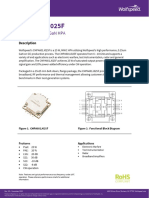 Wolfspeed CMPA601J025F Data Sheet