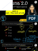 Cell Unit of Life - DPP-03 Solution Notes