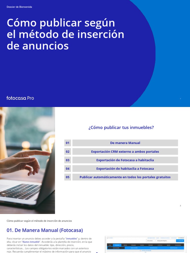 Guía para Publicar Anuncios en Fotocasa | PDF
