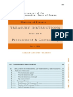 Act - Treasury InstructtioN Procurement & Contracting