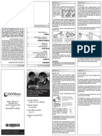 Devilbiss Atomizers/Nebulizers/ Syringes/Powder Blowers Instruction Guide