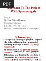 Approach To Patient With Splenomegaly 2