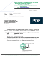 Surat Pengantar Evakem DPD Jateng