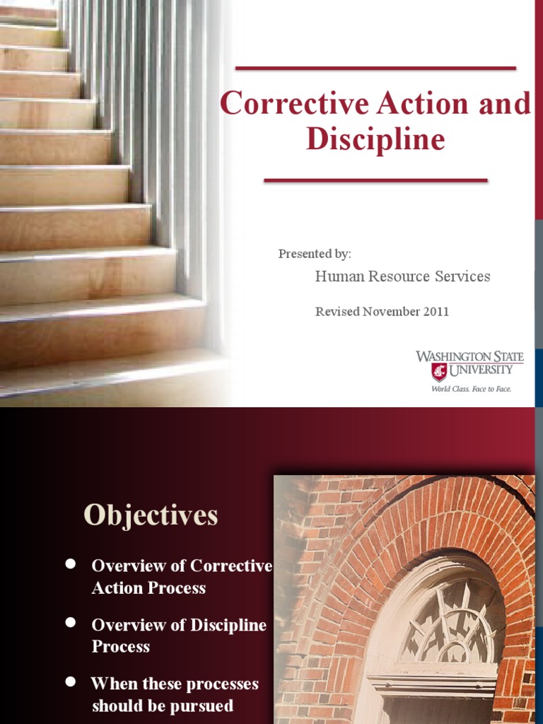 Corrective Action and Discipline Presented by Human Resource Services