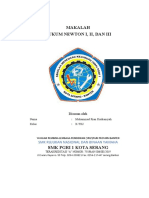 Hukum Newton I, II, III Y