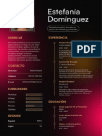 CV - Estefanía Domínguez - 2023
