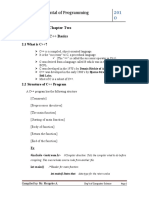 C++ Module Chapter 2