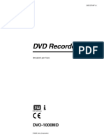 DVD Recorder DVO 1000MD It