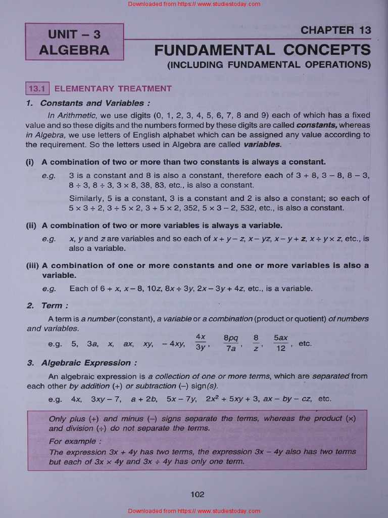 icse class 7 maths chapter 13 fundamental concepts solutions