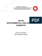Environmental and Sanitary Chemistry