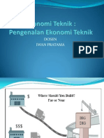 Download Ekonomi Teknik PPT - Iwan by Iwan Pratama SN65398037 doc pdf