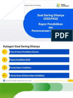 FAQ Rapor Pendidikan Dan PBD