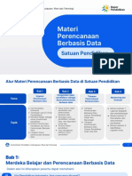 Perencanaan Berbasis Data Satuan Pendidikan