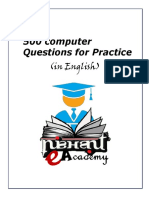 500+ Computer MCQ in English PDF