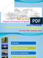 Thailand: International Workshop On Measuring GDP by Final Demand Approach