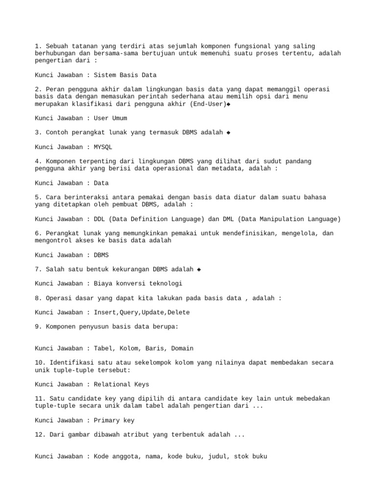 Panduan Lengkap Basis Data dan DBMS | PDF | Metode & Bahan Ajar | Komputer