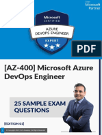 Microsoft Azure DevOps Engineer AZ400 Sample Exam Questions Ed1