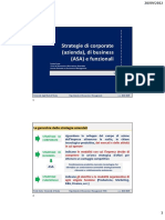 Strategie Di Corporate, Di Business e Funzionali