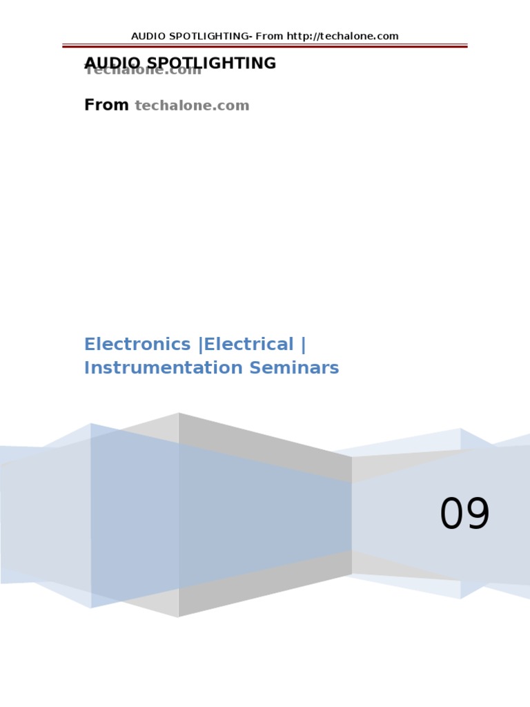Audio Spotlighting From: Electronics - Electrical - Instrumentation ...