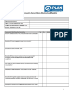 Child Protection Committtee Monitoring Checklist