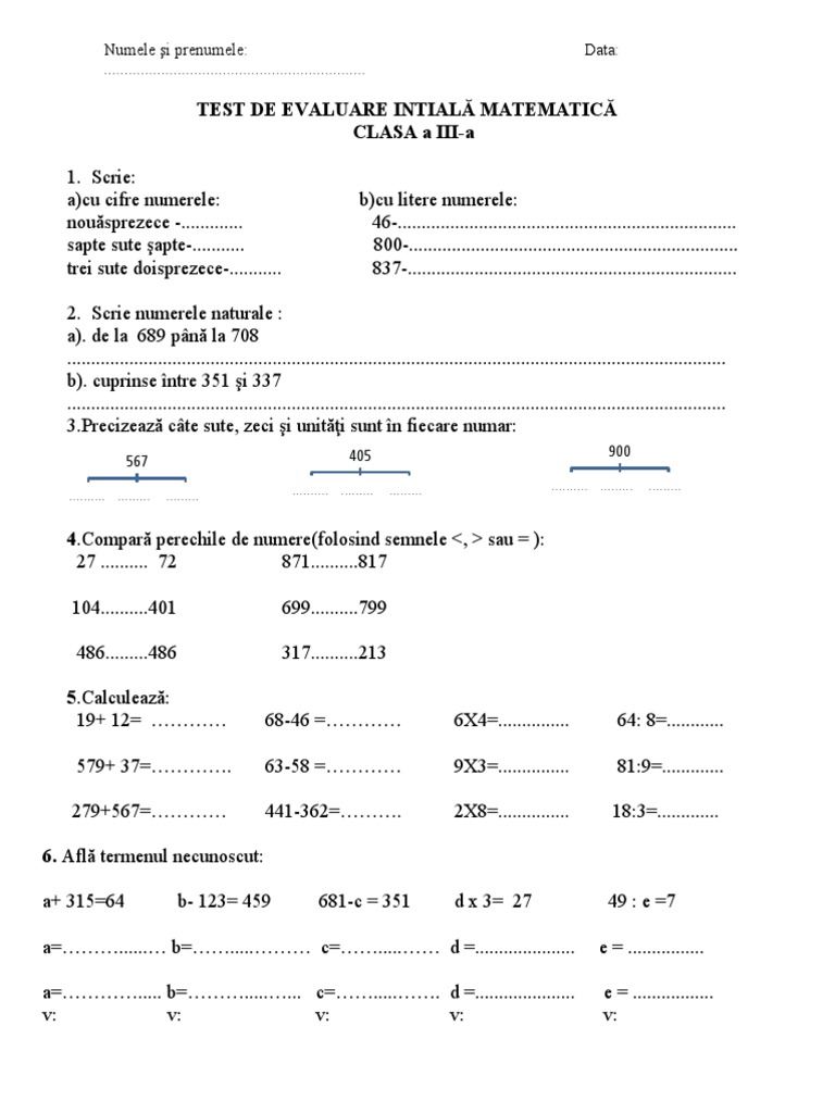 Test Initial MEM | PDF