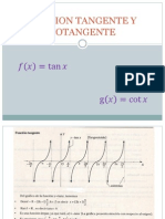 Funcion Tangente y Cotangente