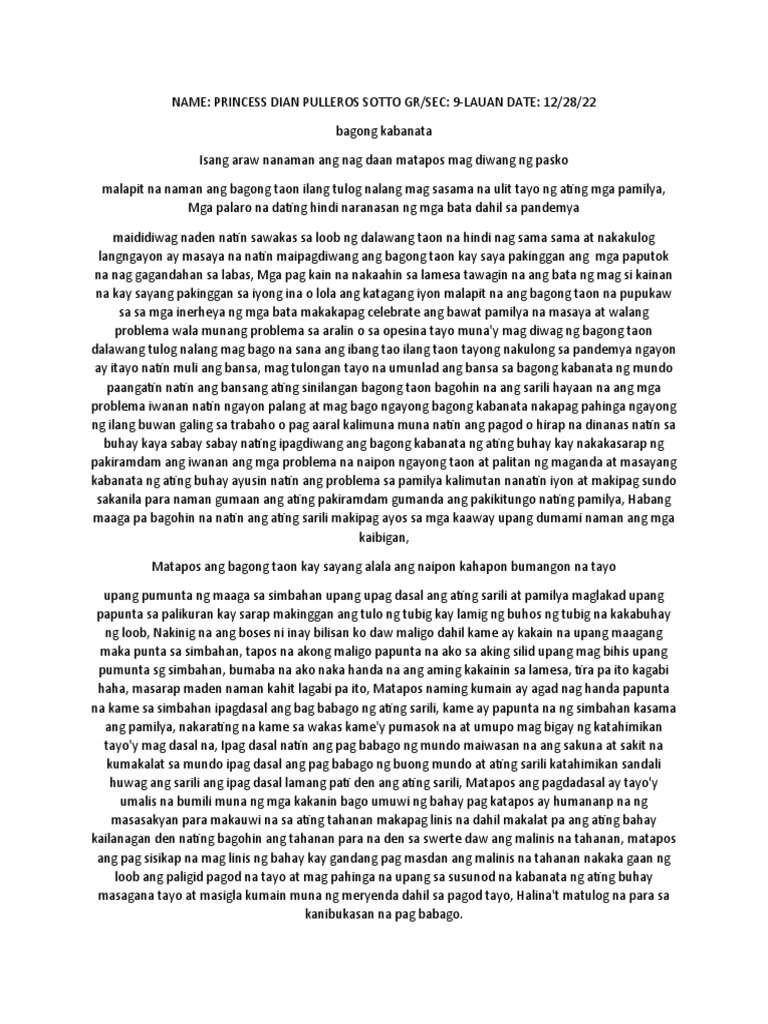 7 Sundays Script | PDF