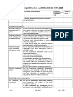 Participant Handout - Audit Checklist