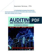 Test Bank For Auditing and Assurance Services 17th Edition Alvin A Arens Randal J Elder Mark S Beasley Chris e Hogan