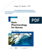 Test Bank For Basic Pharmacology For Nurses 17th Edition by Michelle Willihnganz Bruce D Clayton