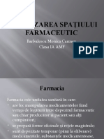 Organizarea Spațiului Farmaceutic