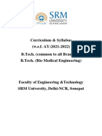 B.Tech Course Structure