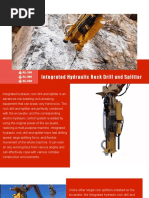 Integrated Hydraulic Rock Drill and Splitter Brochure