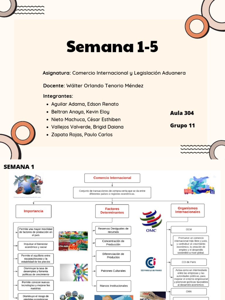 Organizador Visual de Comercio Internacional | PDF | aduana | El ...