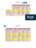 Jadwal Pelajaran