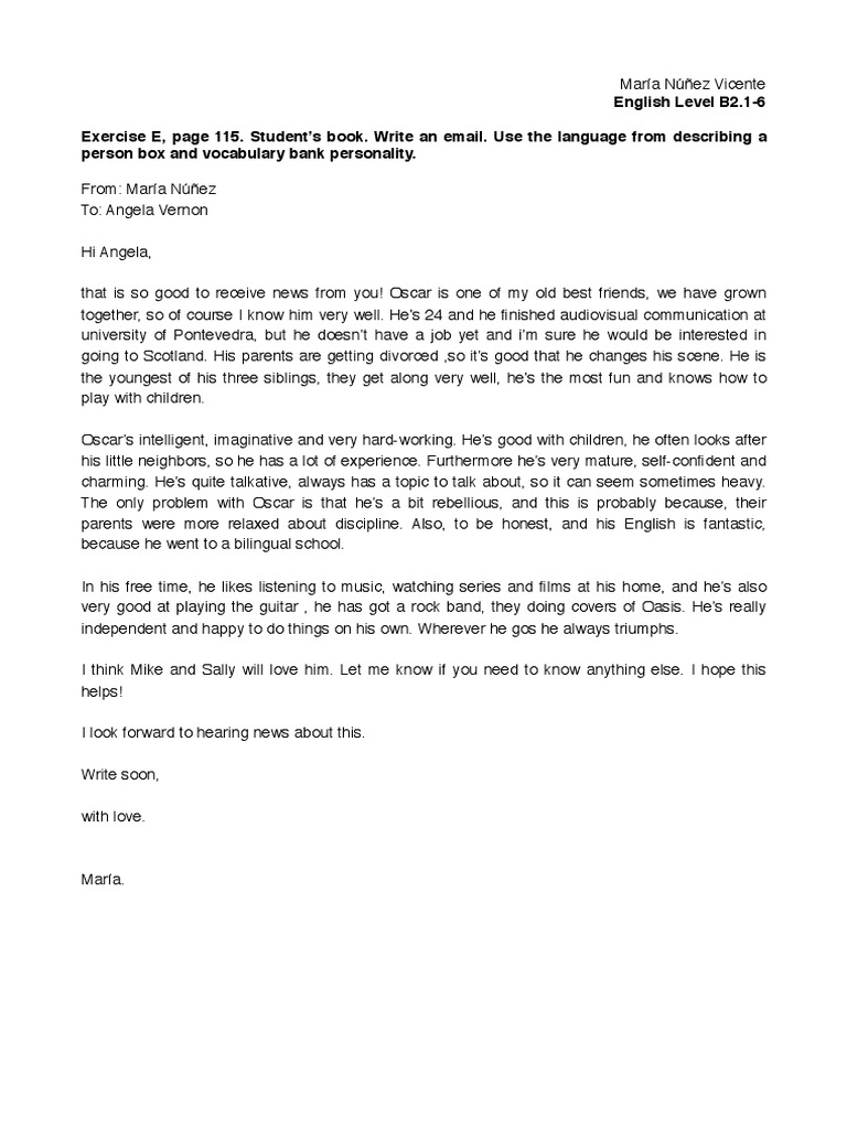 Email Introducing a Talented Friend | PDF