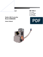 Daikin OM 1063-3 VAV Controller Manual