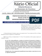 DiArio Oficial EletrOnico Do MunicIpio de Ourinhos - 1680 22062652