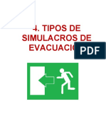 Tipos de Simulacros de Evacuacion