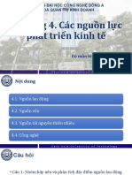 KTHPT - Chương 4. Nguồn Lực Phát Triển